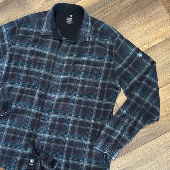 Kuhl Men’s Fugitive Flannel Shirt- XL - Picture 2 of 10
